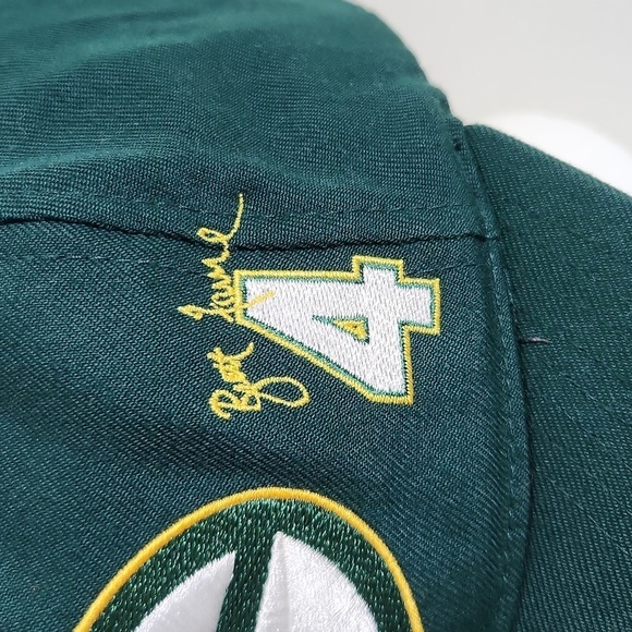 Vintage Green Bay Mens Hat Packers Brett Faeve 4 qb club has flaws see pics - Picture 2 of 16